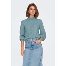 Only Onlkatia Regular Fit Yarım Balıkçı Yaka Örme Kazak Bayan Kazak 15324678