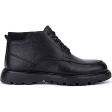 Tamer Tanca Erkek Hakiki Deri Siyah Casual Bot 572 2404 Erk Bot SK25-26 Sıyah