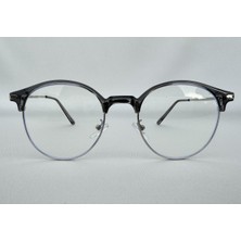 Unisex Mavi Işık Filtreli Korumalı Füme Renk Bilgisayar Ekran Gözlüğü Optik Cama Uyumlu