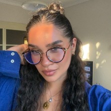 Metaket Mavi Işık Filtreli Ekran Gözlüğü Cateye Model Metal Detaylı Camları Değişebilir 51-18-142