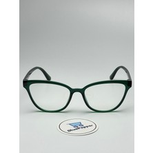 Lily Green Mavi Işık Korumalı Gözlük Unisex Cateye Optik Uyumlu Camları Değişebilir