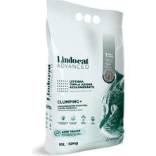 Lindocat Advanced Pati Izi Bırakmayan Ekstra Topaklanan Özel Karışım Kedi Kumu 10L