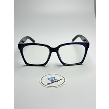 Fasty Siyah Dikdörtgen Mavi Işık Filtreli Ekran Gözlüğü Optik Uyumlu Camları Değişebilir 59-19-146