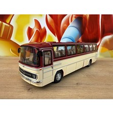 Scntoys 1:24 Ölçekli Nostaljik Klasik Mercedes Benz Şehirler Arası Otobüs Sesli Işıklı 25 cm