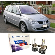 Photon Renault Scenic Uzun Far Ampulü H1 Mono Yeni Seri Beyaz 2003-2009