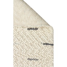 Akbel Halı Jade JD 06 Antrasit Gri - El Dokuma Naturel Kazak Örgü Desenli Halı