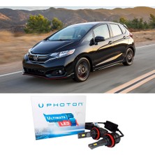 Photon Honda Jazz Uzun + Kısa Far Ampulü H4 Ultimate Yeni Seri Beyaz 2015-2020
