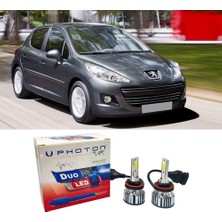 Photon Peugeot 207 Sis Far Ampulü H11 Duo Yeni Seri Beyaz 2006-2014