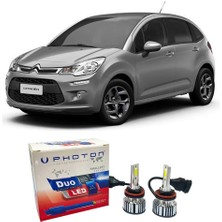 Photon Citroen C3 Uzun Far Ampulü H1 Duo Yeni Seri Beyaz 2009-2015
