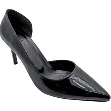 Delyth | Dekolteli Stiletto Ayakkabı - Çiğdem Kundura - Delyth - Siyah - 36