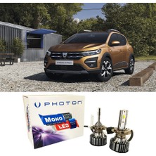 Photon Dacia Sandero Kısa Far Ampulü H7 Mono Yeni Seri Beyaz 2021-2023