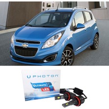 Photon Chevrolet Spark Uzun + Kısa Far Ampulü H4 Ultimate Yeni Seri Beyaz 2009-2015