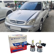 Photon Citroen Xsara Uzun Far Ampulü H1 Duo Yeni Seri Beyaz 1997-2006