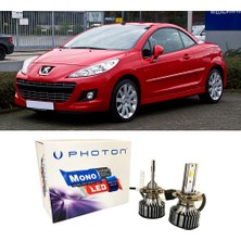 Photon Peugeot 207 cc Kısa Far Ampulü H7 Mono Yeni Seri Beyaz 2009-2015