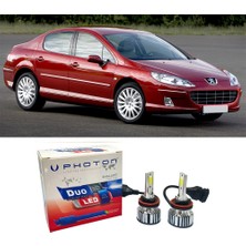 Photon Peugeot 407 Kısa Far Ampulü H7 Duo Yeni Seri Beyaz 2004-2011