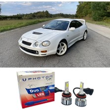 Photon Toyota Celica Uzun Far Ampulü Hb3 Duo Yeni Seri Beyaz 1993-1999