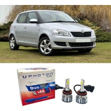 Photon Skoda Fabia 2 Kısa Far Ampulü H7 Duo Yeni Seri Beyaz 2007-2014