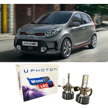 Photon Kia Picanto Kısa Far Ampulü H7 Mono Yeni Seri Beyaz 2017-2023