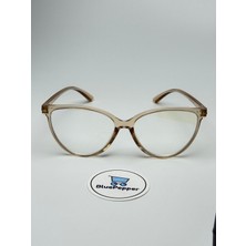 Toms Cateye Mavi Işık Filtreli Ekran Gözlüğü Optik Uyumlu Camları Değişebilir