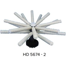 İTHAL ** HD 5674 - 2 Yüzey Borulamalı Difüzörü 3''  16 Kollu Yandan Montaj (Tanklar Için Difüzör)