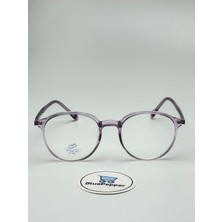 Saydam Model Mor Unisex Mavi Işık Korumalı Bilgisayar Ekran Gözlüğü Blueblock