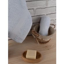 Baveno Home Pamuklu 2'li 40X60 cm Waffle Desenli Renkli Lüks El Havlusu Seti Baveno