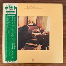 Only Japan Vinyl Paul Williams – Just An Old Fashioned Love Song
