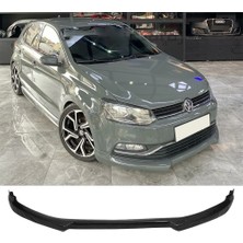 Hasakman Vw Polo Mk5 Rieger Ön Ek Karlık Abs Plastik Mat Siyah 2014 2015 2016 2017 Makyajlı Kasa Karlık+Bodykit+Ek