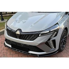 Hasakman Renault Clio 5.5 2024+ Ön Lip Parlak Siyah Plastik Ön Ek Karlık Karlık+Bodykit+Ek