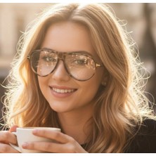 Toms V7 Damla Mavi Işık Filtreli Ekran Gözlüğü Optik Uyumlu Camları Değişebilir 58 Ekartman