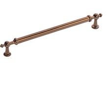 Badem10 Nesil Düz Model 288 mm Bronz Metal Mobilya Kolu Mutfak Dolabı Çekmece Kapak Kulpu Kulp Tasarımı
