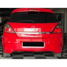 Hasakman Opel Astra H Opc Line Arka Ek Difüzör Siyah PLASTIK2004-2012 Arka-Difizör-Bodykit-Ek-Karlık
