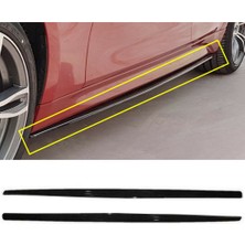 Hasakman Bmw F30 Düz Marşpiyel Lipi Parlak Siyah Tam Uyumlu Abs Plastik Karlık+Ek+Bodykit