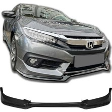 Hasakman Honda Civic Fc5 Mugen Ön Ek Karlık Plastik Mat Siyah 2016 2017 2018 Makyajsız Kasa Karlık+Bodykit+Ek