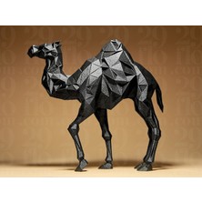Linova Geometrik Deve Heykel Biblo Dekoratif Obje