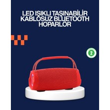 Değirmen Grup Derin Baslı Çift Hoparlörlü Taşınabilir Kablosuz Hoparlör