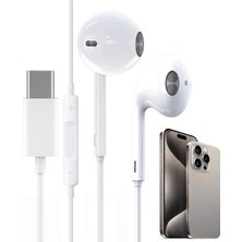 Mobil Go Iphone 15-Iphone 16-Iphone 15 Pro-Iphone 16 Pro-Pro Max Uyumlu Kulaklık Type-C Uyumlu Tüm Modeller