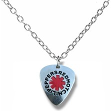 Red Hot Chili Peppers Rock Müzik Grubu Pena Şeklinde Çift Taraflı Rock Işaretli Unisex Metal Kolye
