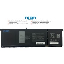 Nion Dell P145G P145G001 Uyumlu Laptop Notebook Batarya - Pil