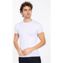 Villager & Son Tshırt V&s 25K Bambu O Yaka Erkek (M&c) Beyaz