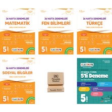Okyanus Yayınları Okyanus 5. Sınıf Classmate Matematik Fen Türkçe Sosyal ve Tüm Dersler 5li Deneme 5li Set + Ts