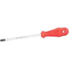 İzeltaş Opak Seri Pozidriv Yıldız Uçlu Tornavida - Darbelere Dayanıklı Mat Kırmızı Sap