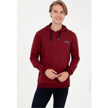 U.s. Polo Assn. Erkek Bordo Sweatshirt