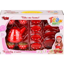 LTG Nova ATF-2020B-2020C Puantiyeli Metal Çay Seti 15 Parça -Vardem Oyuncak