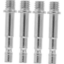 Wishora Store 4 Adet Mikrofon Boom Kolu Uzatma Tüpü 3/8 Vida Tipi Adaptör Mikrofon Standı Için Evrensel Mikrofon Standı Aksesuar Adaptörü