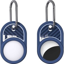 ​alps Airtag 05 Uyumlu Silikon Anahtarlık-Lacivert