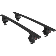 Acpar Toyota Verso (AR20) 2009-2018 Arası ile Uyumlu Ace-4 Ara Atkı Tavan Barı Siyah 2 Adet