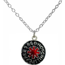 Red Hot Chili Peppers Temalı Metal Kolye – 60 cm Zincirli Rock Aksesuarı