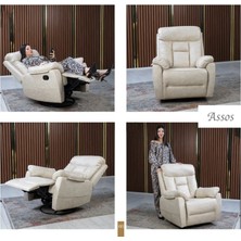 Assos Nubuk Tarzı ( Kumaş )Tv, Baba, Dinlenme Koltuğu