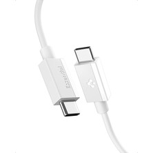 Wishora Store Usb-C To Usb-C 2 Metre Kablo 60W Güç/pps 2.0 Super Hızlı Şarj / 480 Mbps Data Aktarım Hızı Type-C Ekstra Dayanıklı White - ACA08719